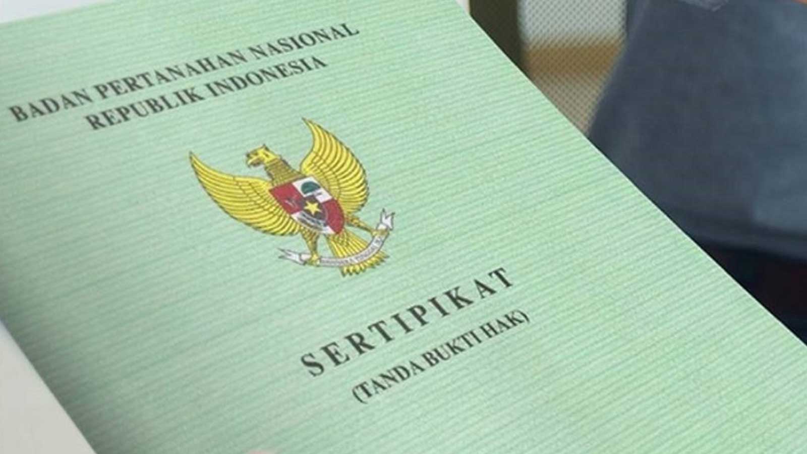 Ilustrasi proses penerbitan sertipikat hak atas tanah di Indonesia